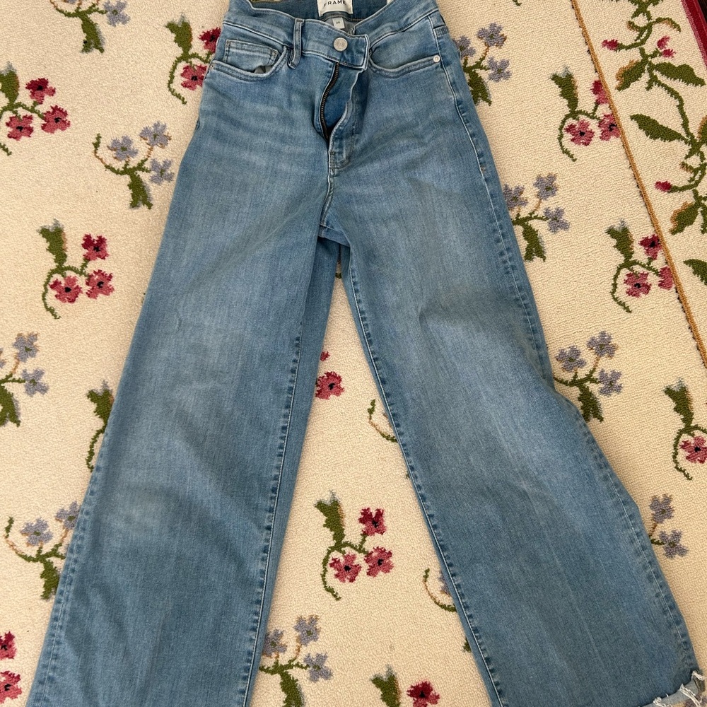 Frame denim slim palazzo jeans